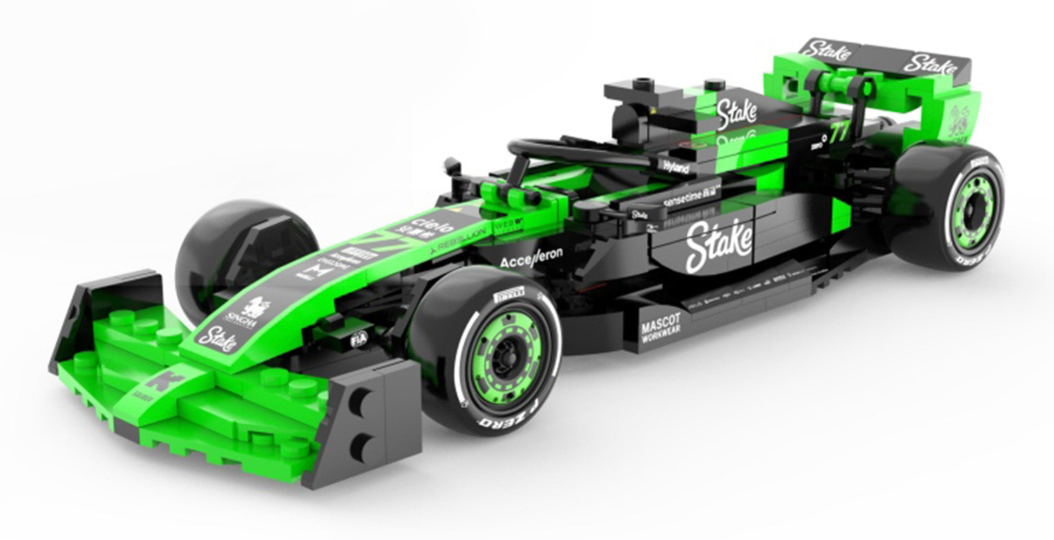 RASTAR Stake F1 Team KICK Sauber C44 Formula 1 konstruktora modelis zaļā un melnā krāsā