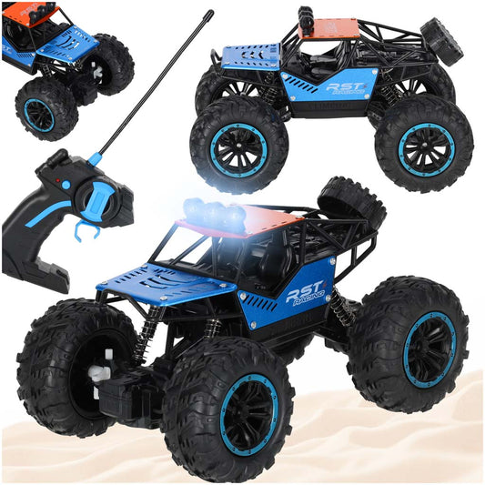 RC apvidus auto Climbing Rover ar lieliem riteņiem un LED gaismām, 2.4 GHz”