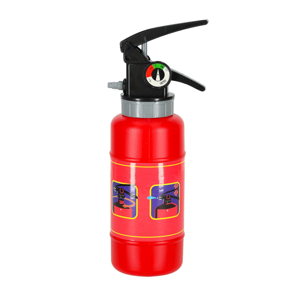 Rotaļu ugunsdzēšamais aparāts bērnu ugunsdzēsēja kostīma komplektam