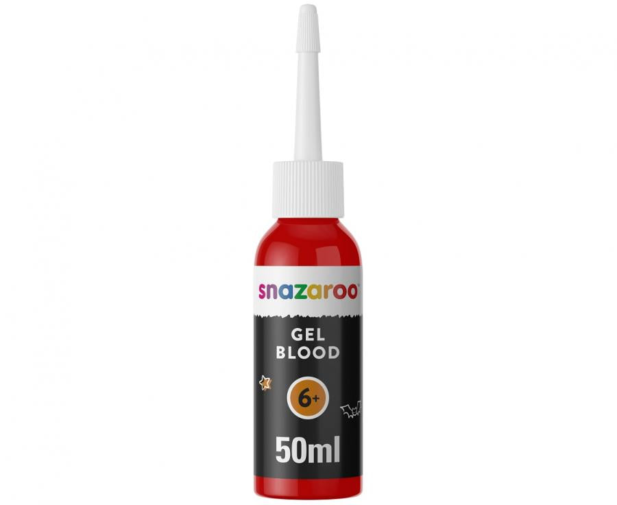 Snazaroo mākslīgās asinis gēla veidā, sarkanas, 50 ml pudele ar uzgali
