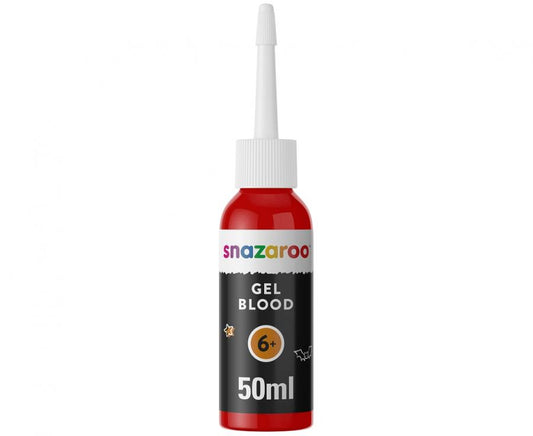 Snazaroo mākslīgās asinis gēla veidā, sarkanas, 50 ml pudele ar uzgali