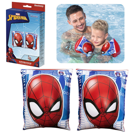 Spider-Man piepūšamie peldriņķi rokām bērniem 3–6 gadiem