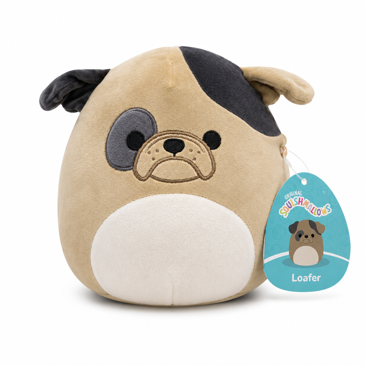 Squishmallows mopša plīša rotaļlieta Loafer bēšā krāsā