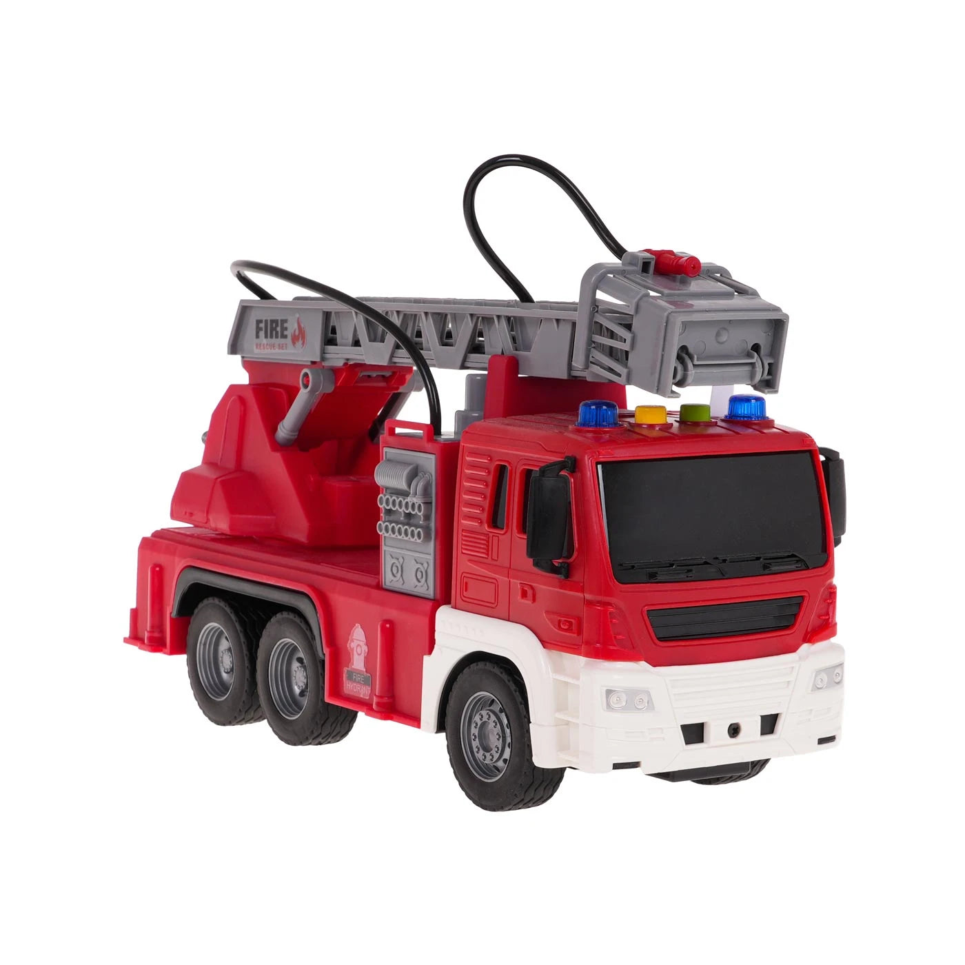 🚒 Ugunsdzēsēju depo ar ūdens, gaismas un skaņas funkcijām 1:16