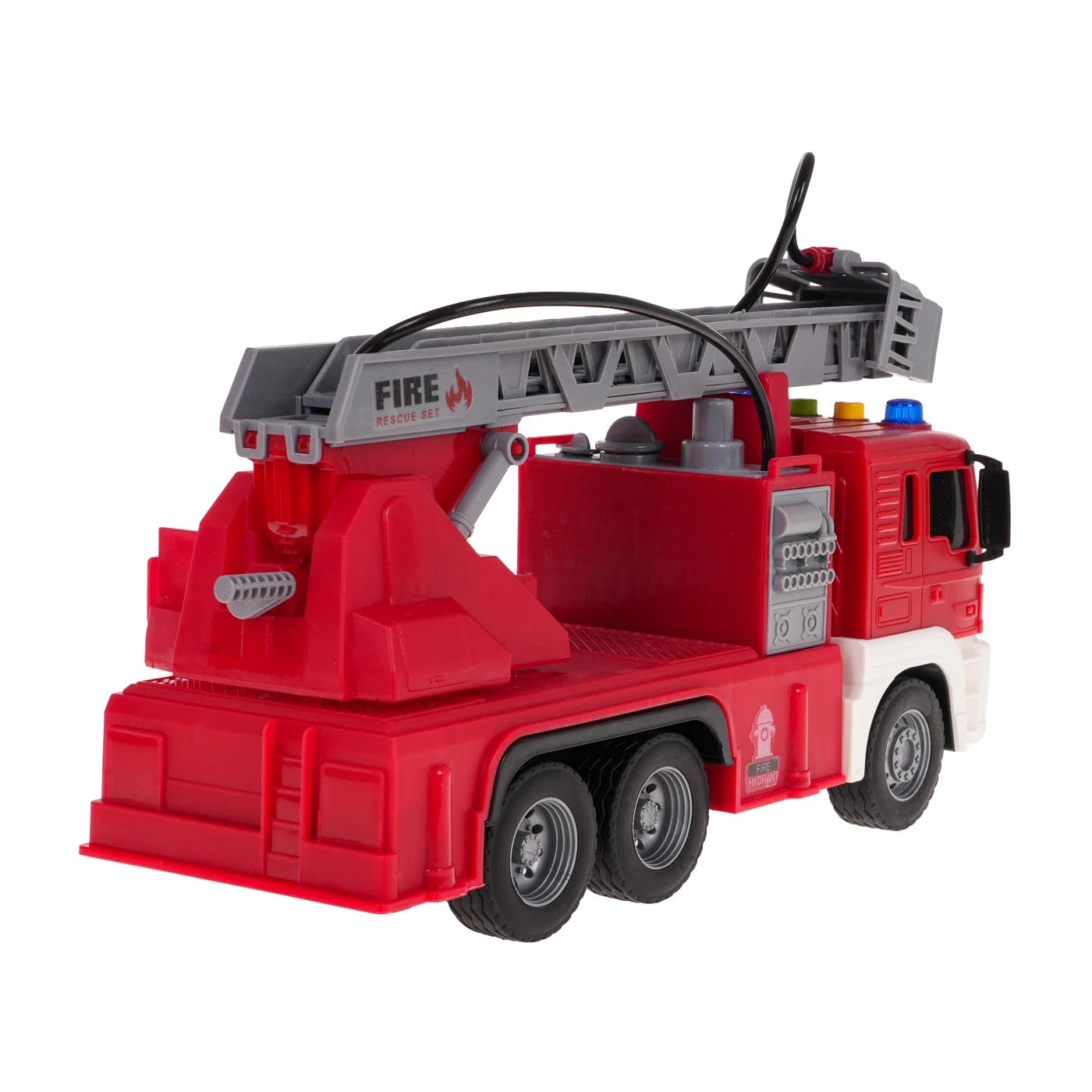 🚒 Ugunsdzēsēju depo ar ūdens, gaismas un skaņas funkcijām 1:16