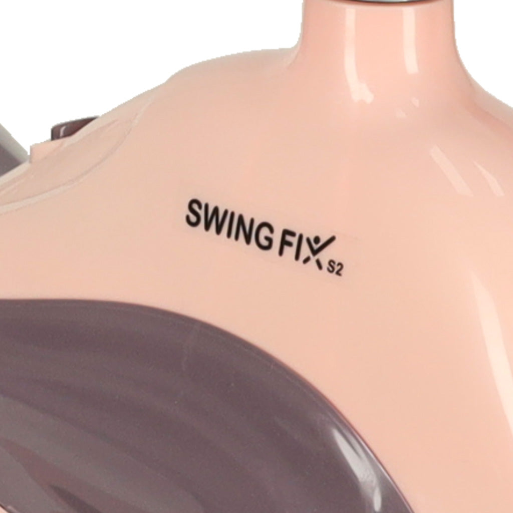 Swing Fix S2 šūpojošā auto logotips uz violeta korpusa