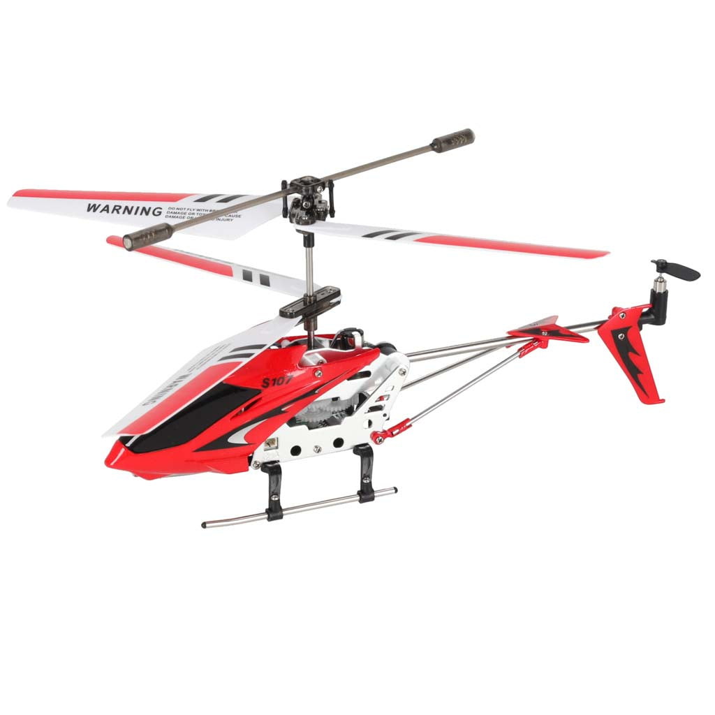 Tālvadības helikopters SYMA S107G sarkanā krāsā