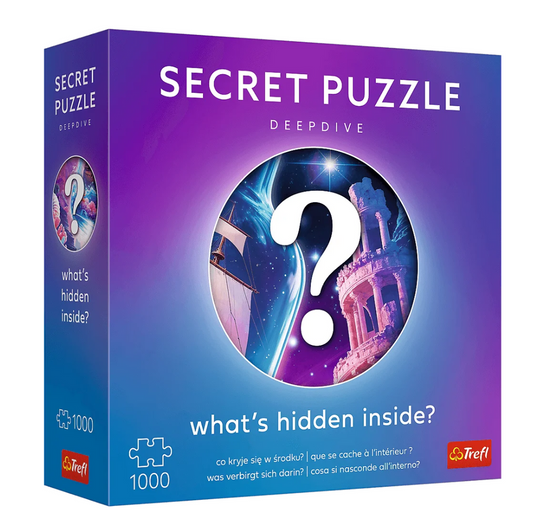 Trefl Secret Puzzle Deepdive slepenā puzle 1000 gabalu iepakojums