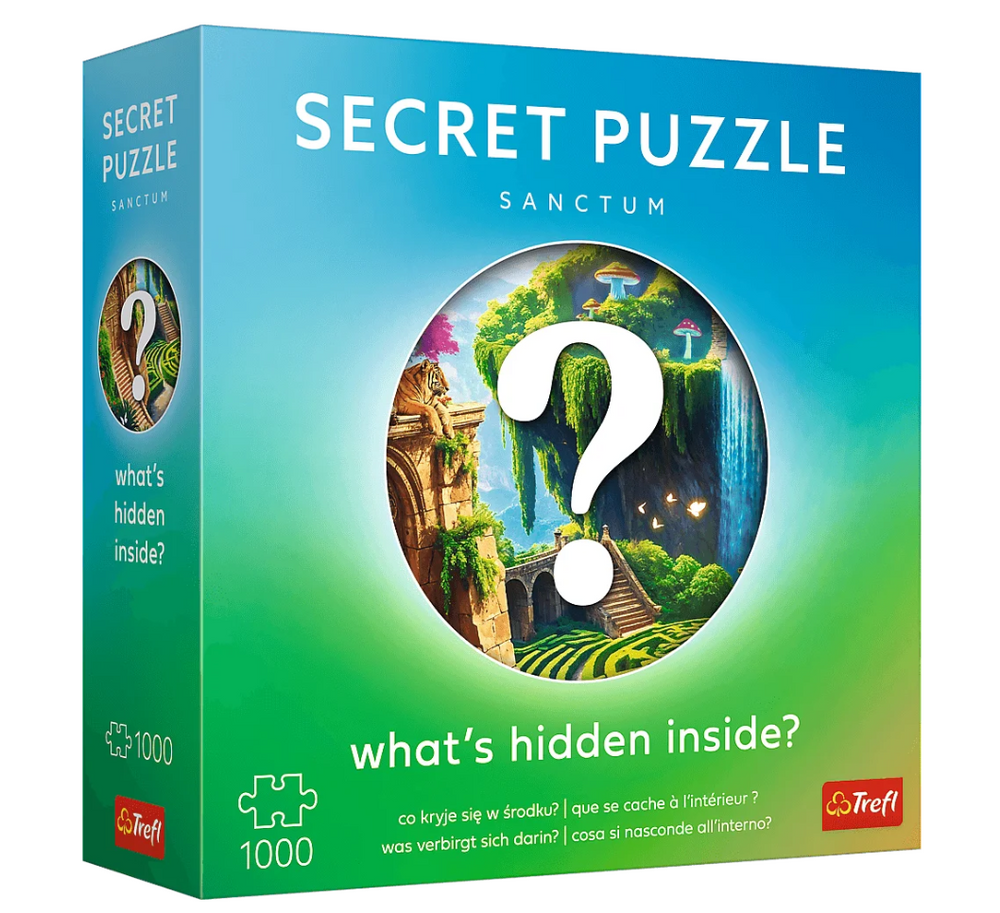 Trefl Secret Puzzle Sanctum slepenā puzle 1000 gabalu iepakojums