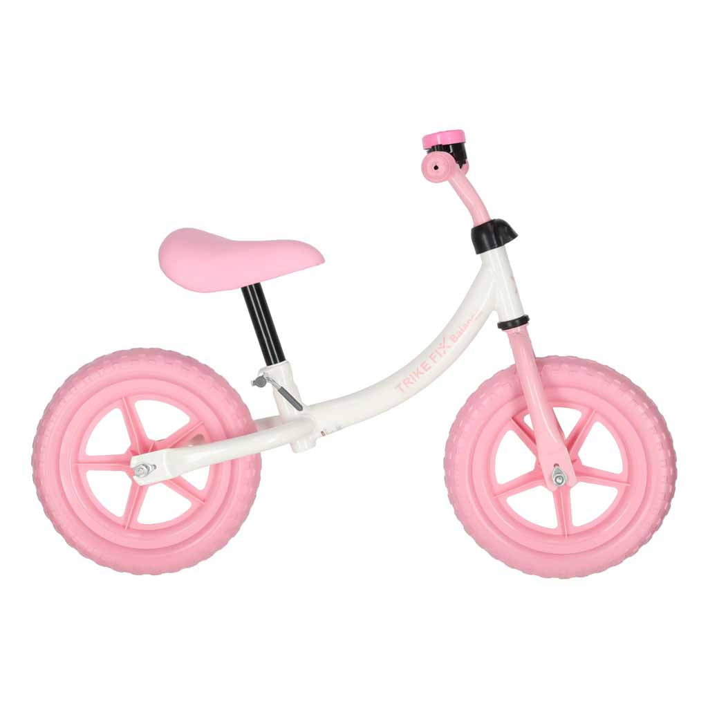 Rozā Trike Fix Balance balansa ritenis bērniem ar zvaniņu