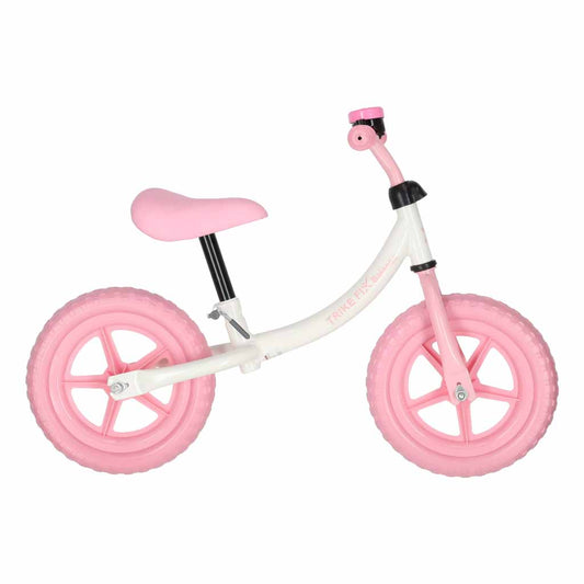 Rozā Trike Fix Balance balansa ritenis bērniem ar zvaniņu