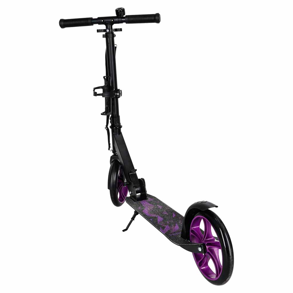 Trike Fix pilsētas skrejritenis ar violetiem lielajiem riteņiem