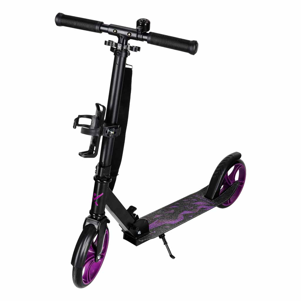 Trike Fix salokāms skrejritenis ar violetiem riteņiem