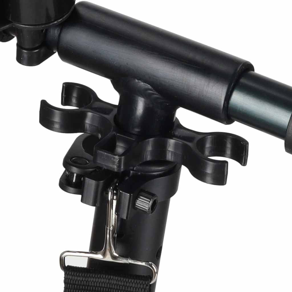 Trike Fix skrejriteņa salokāmais stūres mehānisms tuvplānā