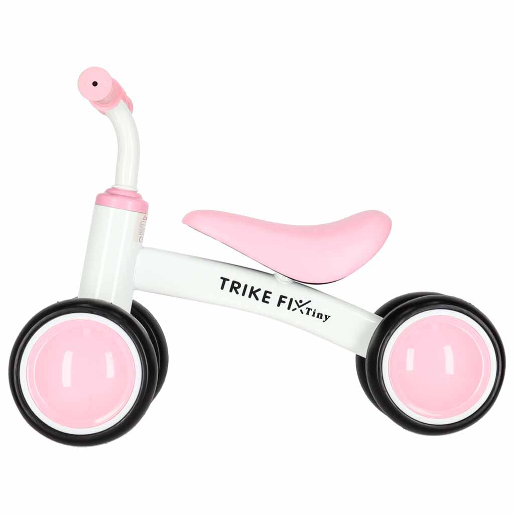 Rozā Trike Fix Tiny V2 līdzsvara ritenis bērniem skatā no otras sānu puses