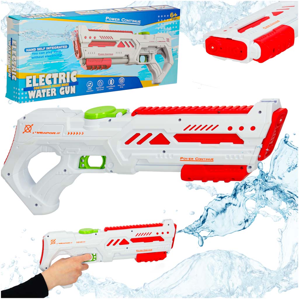 liela elektriskā ūdens pistole 45cm 7.4v