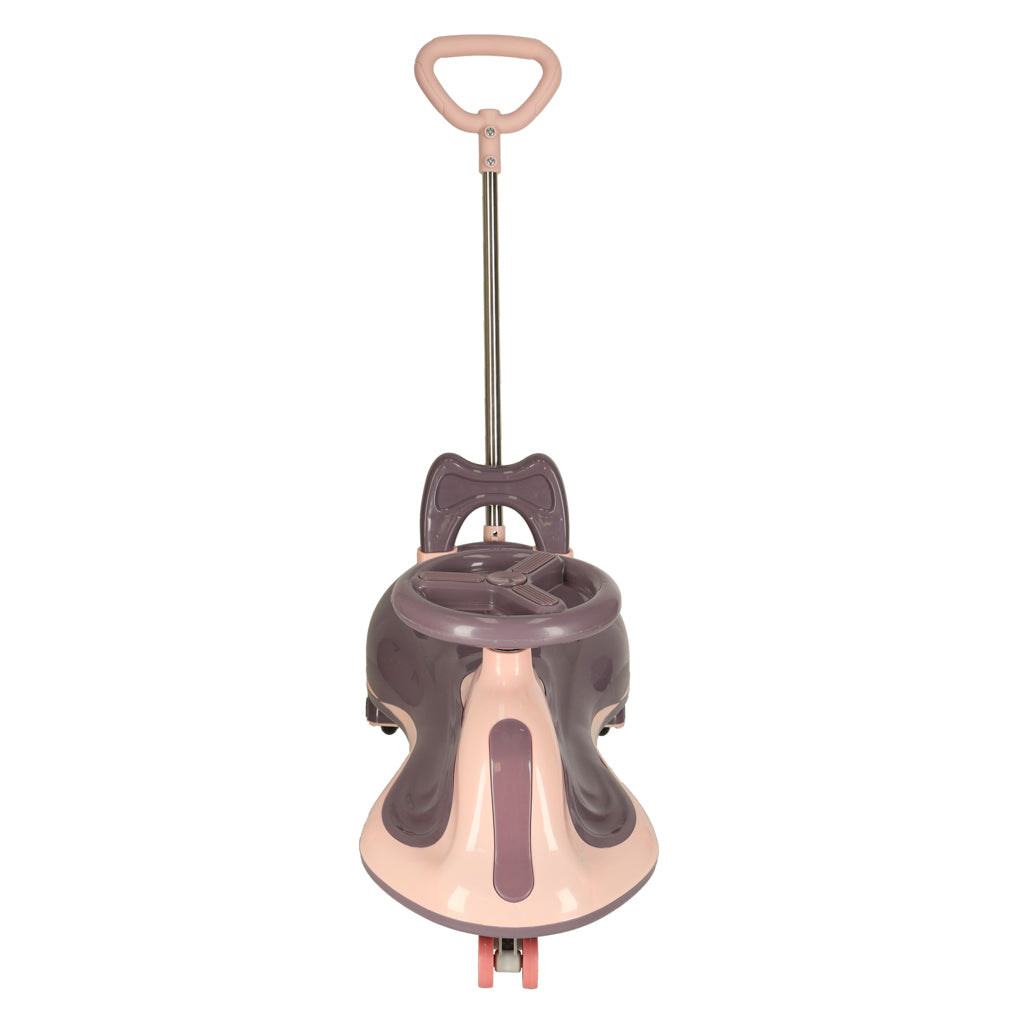 Violets Swing Fix S2 šūpojošais auto skatā no priekšpuses
