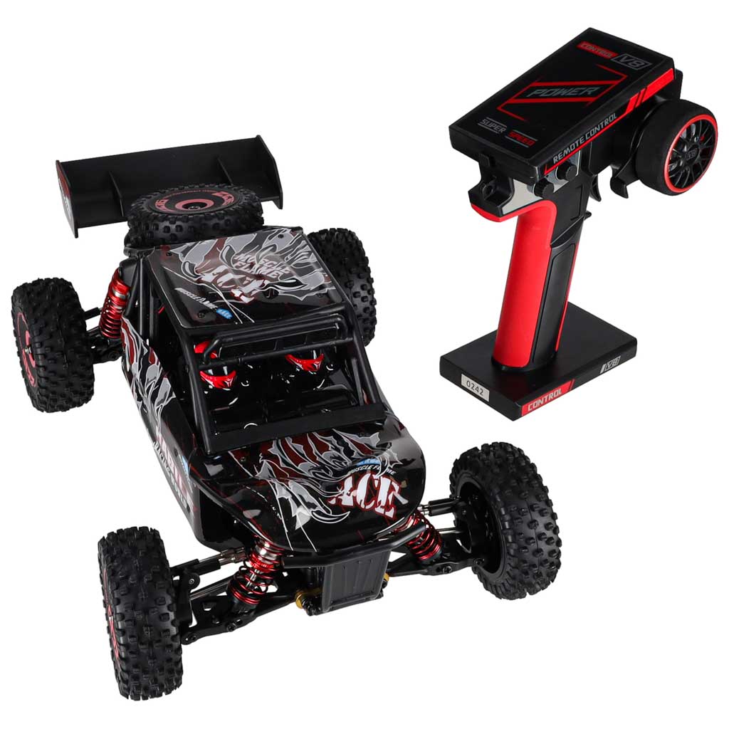 WLtoys 124016 1:12 4WD bezsuku RC auto ar tālvadības pulti līdz 75 km/h