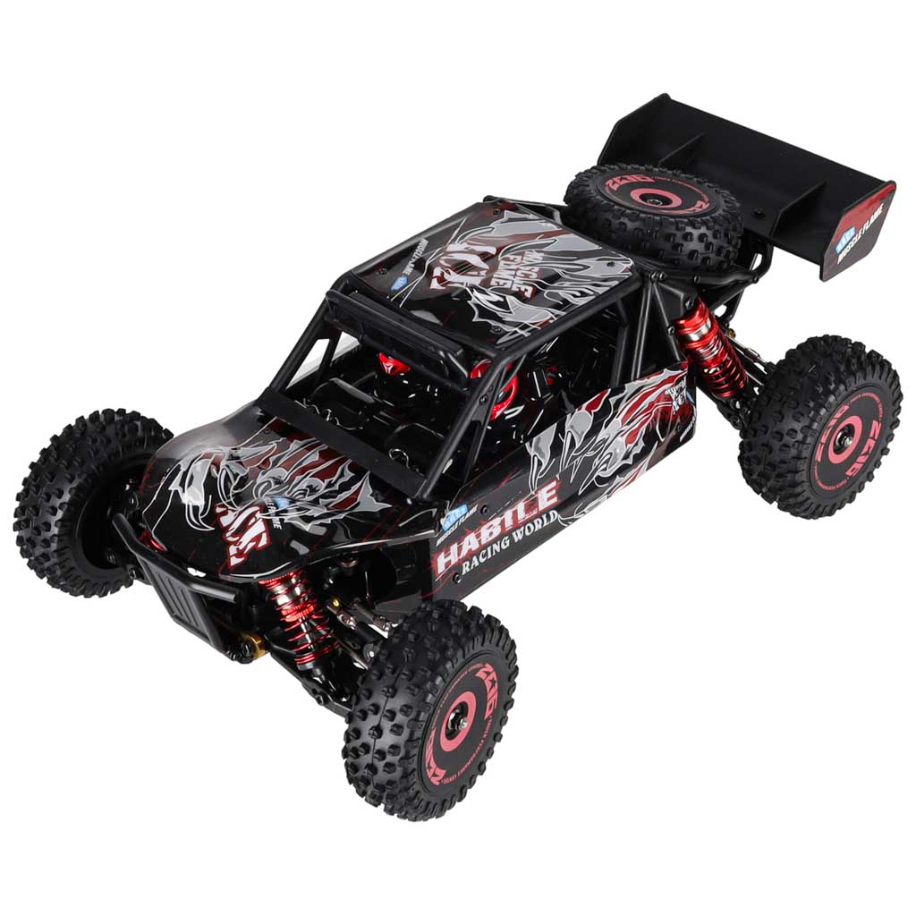 WLtoys 124016 1:12 4WD bezsuku RC bagijs skatā no augšas