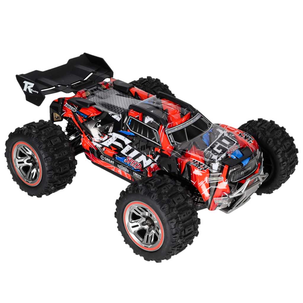 WLtoys 184008 RC auto 1:18 4WD Brushless 60 km/h, sānskats