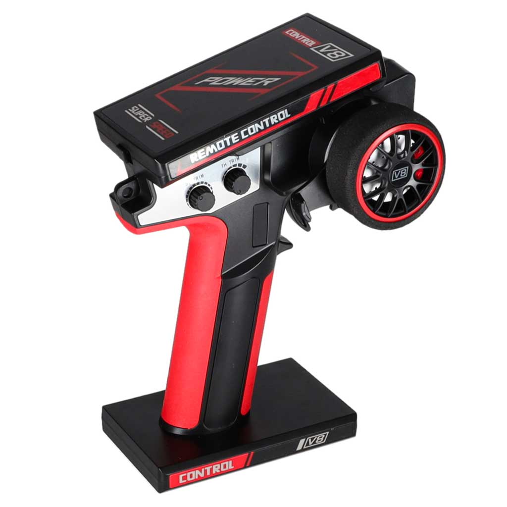 WLtoys 184008 RC auto tālvadības pults 2.4 GHz, priekšskats