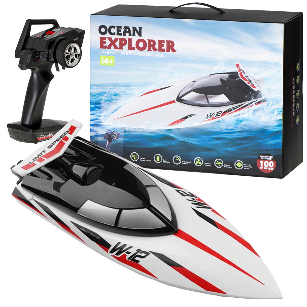 WLtoys WL912 RC atrlaiva ar pulti lidz 24 km h