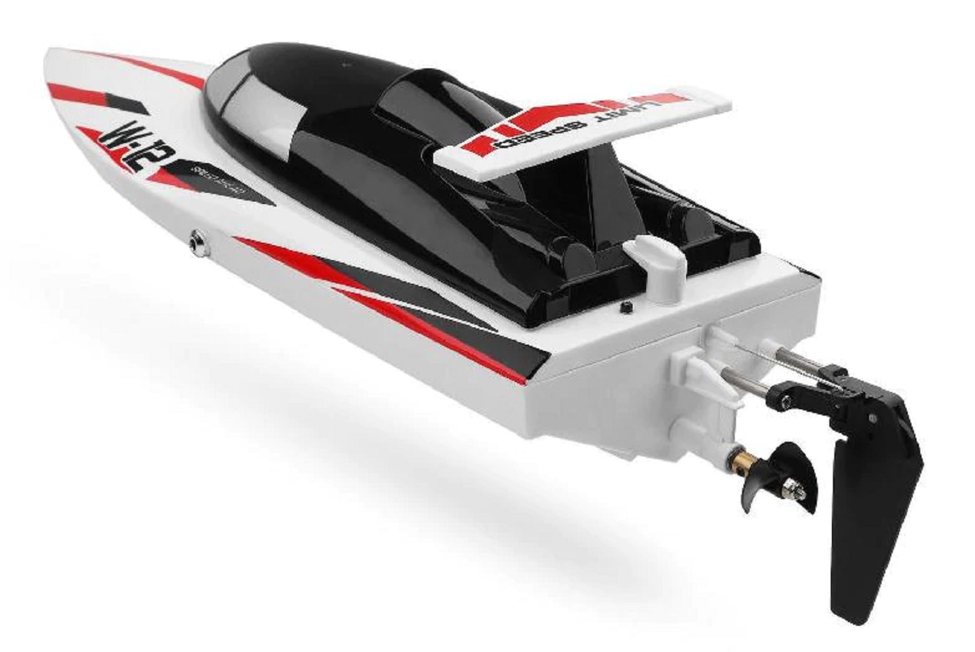 WLtoys WL912 tālvadības ātrlaiva baltā, melnā un sarkanā krāsā