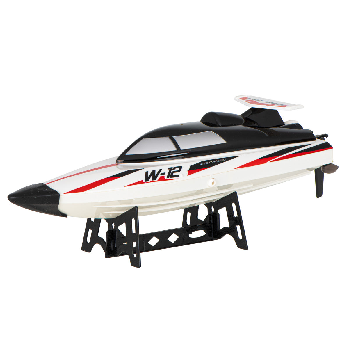WLtoys WL912 tālvadības ātrlaiva uz statīva priekšskatā