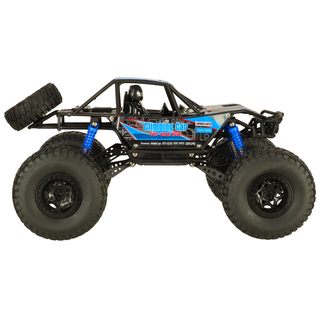 Zils RC bezceļu auto 1:10 sānskatā
