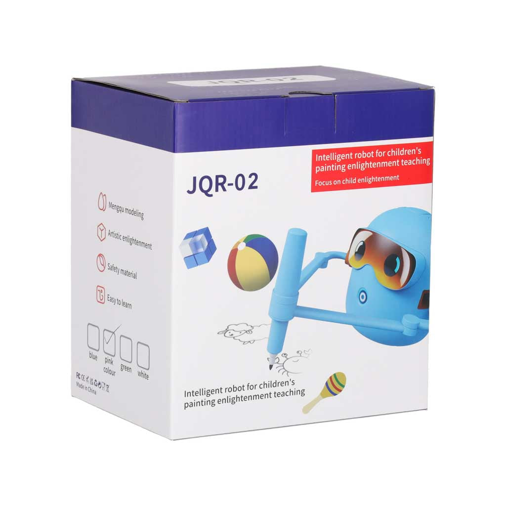 zīmēšanas robots bērniem iepakojumā JQR-02